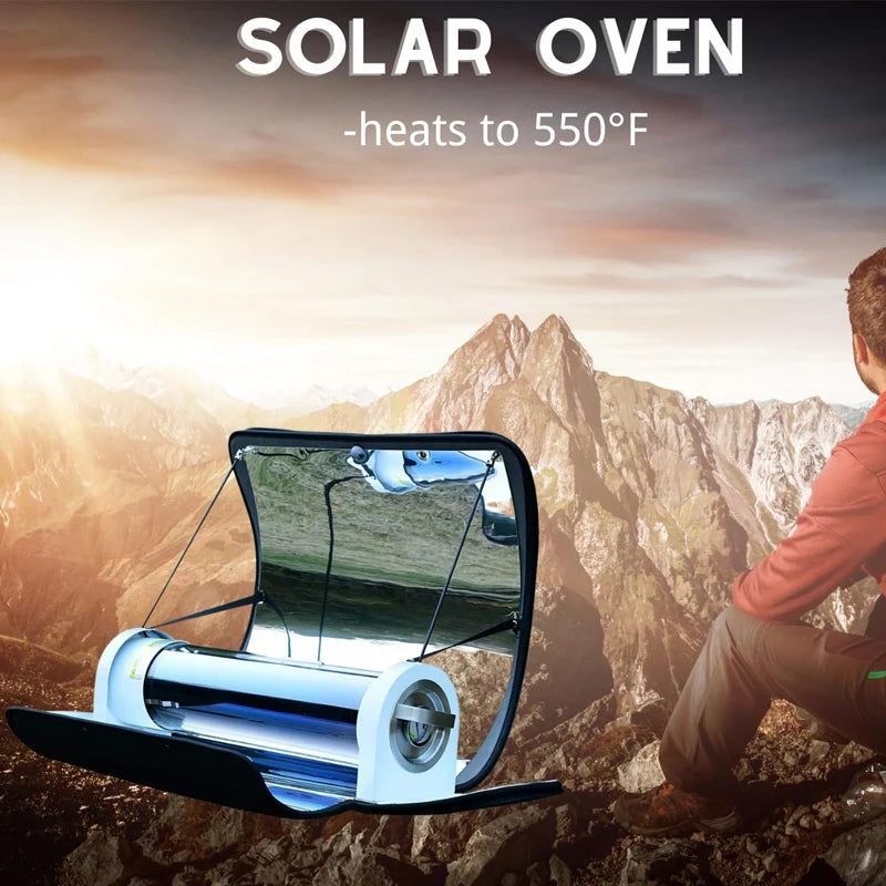 Portable Solar Oven Grill, 4.5L, BBQ Cooker Kit / Four solaire portable